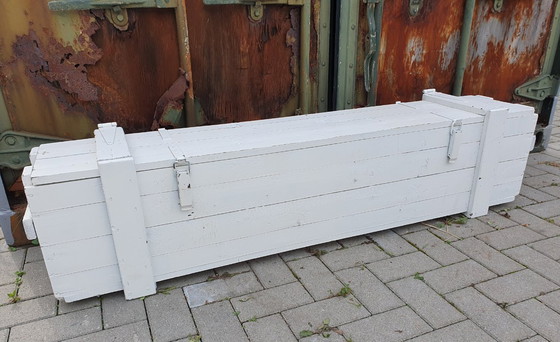 Image 1 of Bellissimo mobile contenitore/panca industriale