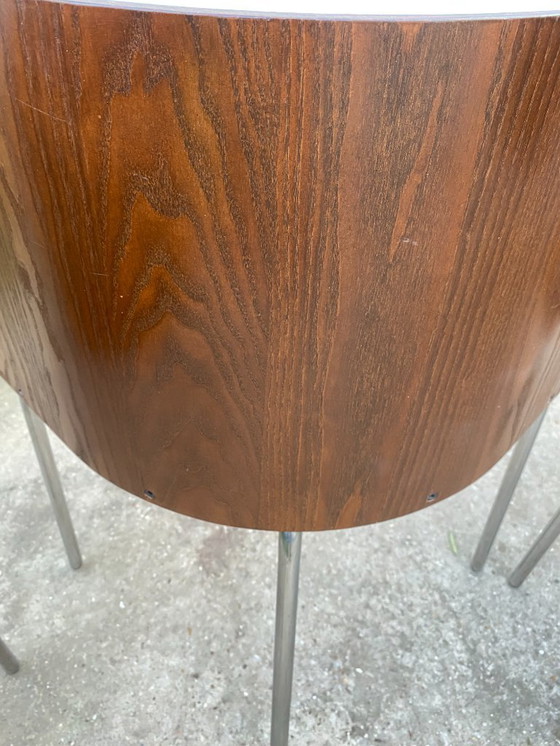 Image 1 of Mesa de teca Sam y cuatro sillas, modelo Fusion, de Sandra Kragnert para IKEA, Suecia, años 90