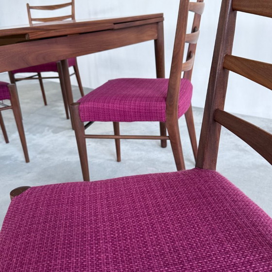 Image 1 of Set tavolo allungabile e 4 sedie Pastoe in legno di teak