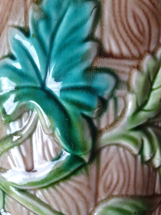 Image 1 of Antico vaso da fiori Art Nouveau in maiolica francese ca. 1900