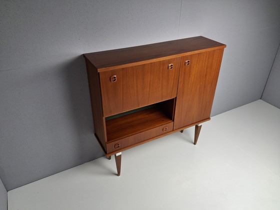 Image 1 of Vintage Scandinavian Sideboard with Bar, 1960s