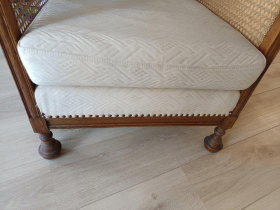 Antique chair (65 x 78 x 75 cm) with 2 cushions – Armchairs, Textile, Wood (photo 12 of 12)