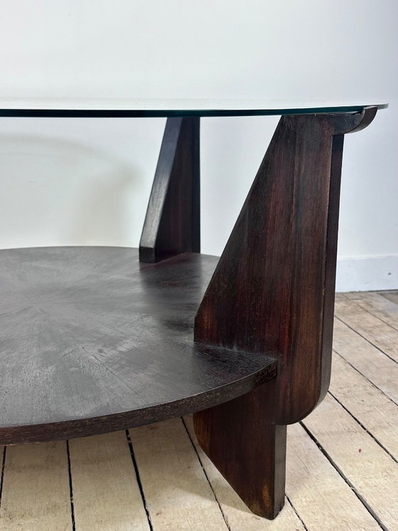 Image 1 of Art Deco mahogany coffee table 1930