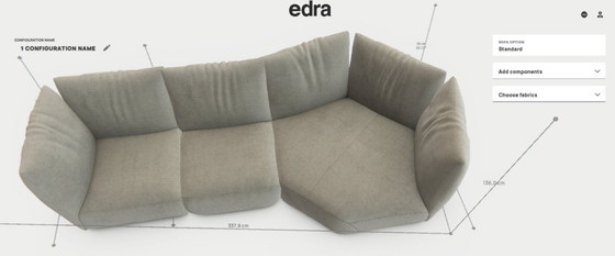 Image 1 of canapé Standart Edra