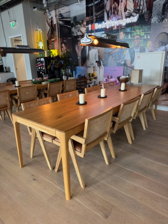 Image 1 of Sav&Økse - Rikke Dining table with 8 chairs (2 sets available).