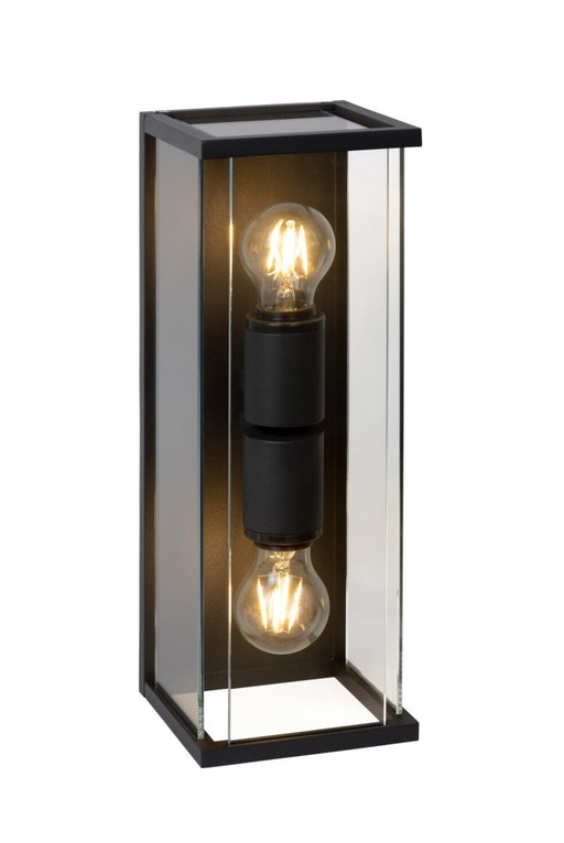 Lucide CLAIRE Aplique Exterior/Interior - 2xE27 - IP54 - Antracita