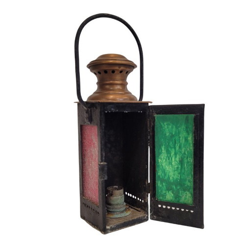 Lanterne technique ferroviaire, H. Luchaire, années 20 - France