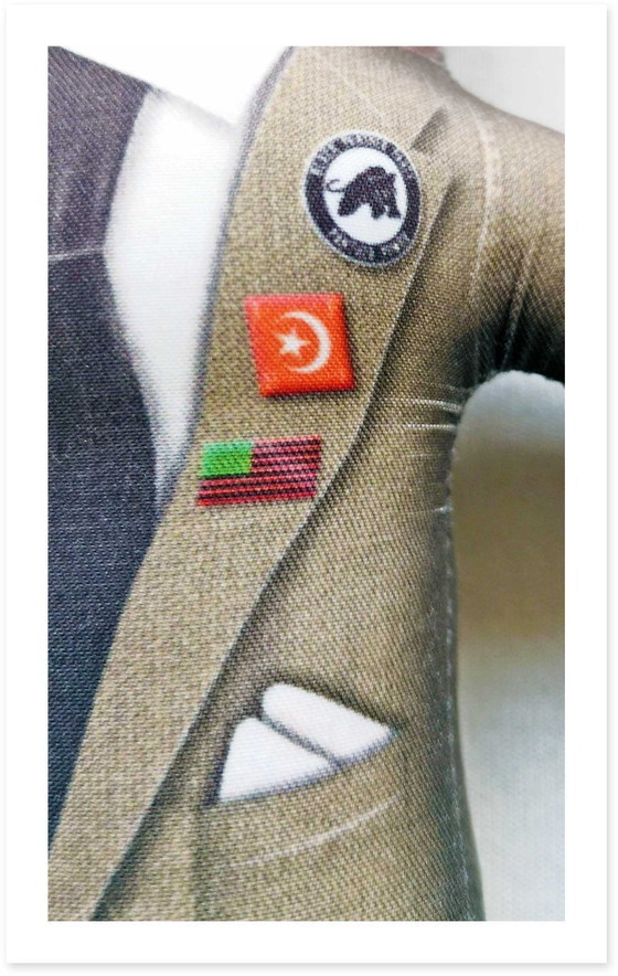 Image 1 of Malcolm X-cadeau | Malcolm X-decoratie | Kunstpop voor verzamelaars | Cadeau met thema zwarte geschiedenis