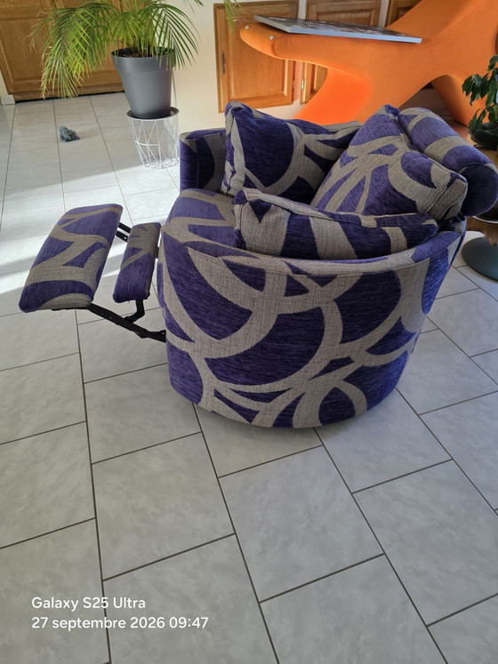 Fauteuil Design – FAMA, Metal, Textile (photo 4 of 5)