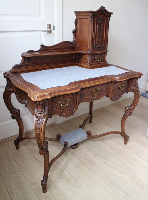 Antique Louis Quinze Style Desk 19th Century