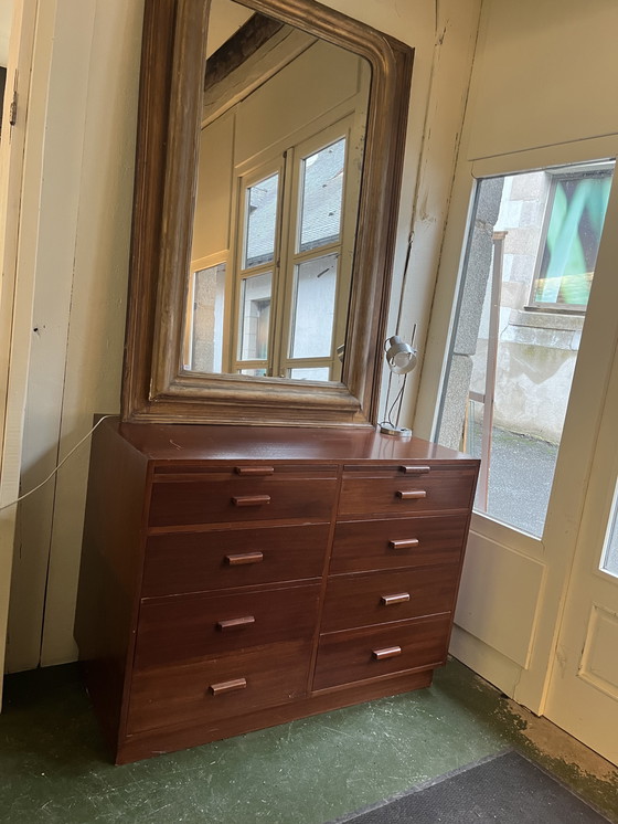 Image 1 of Werkplaatskast met lades, jaren 1950/60