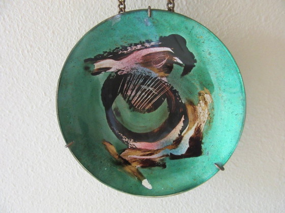 Image 1 of Enamel Wall Hanging Design Italy MCM ref100323