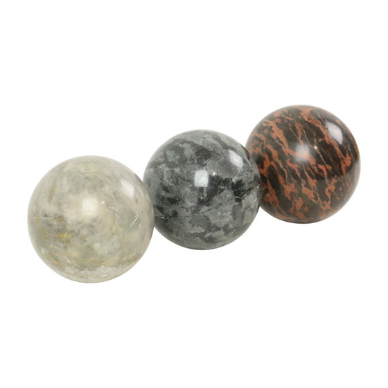 Image 1 of Grandi sfere lucidate in marmo e pietra naturale
