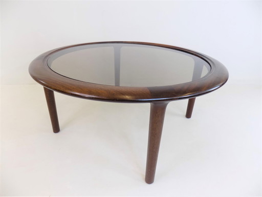 Tavolino da caffè in legno/vetro della collezione Terra