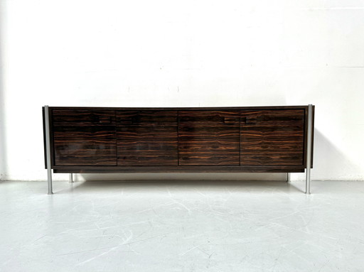 Mid Century Groot Dressoir In Braziliaans Jacaranda, 1980S.