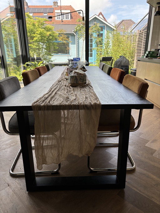 Dining table and 8 chairs