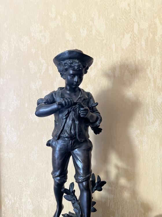 Image 1 of Sculpture bronze Hippolyte Moreau
