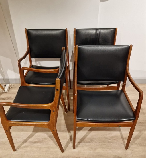 4X Danish Armchairs