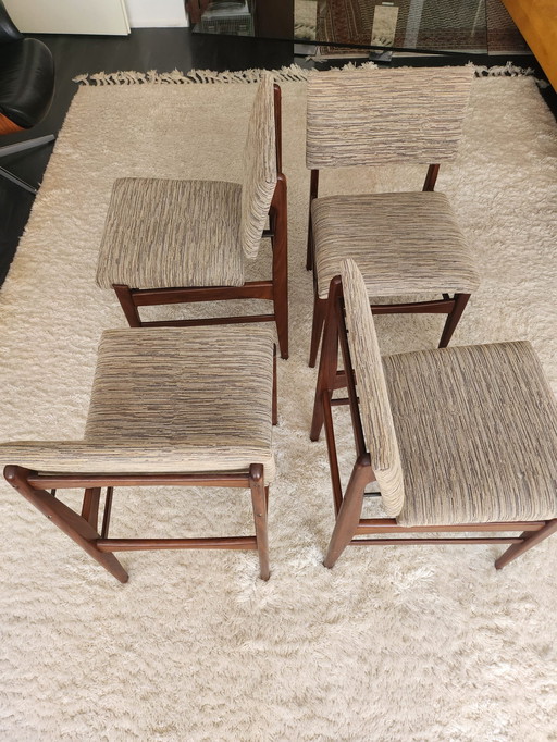 4x Louis van Teeffelen pour les chaises Webe Uppsula