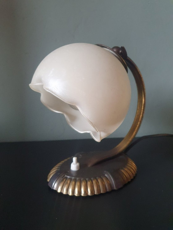 Image 1 of Art Deco table lamp - boudoir table lamp