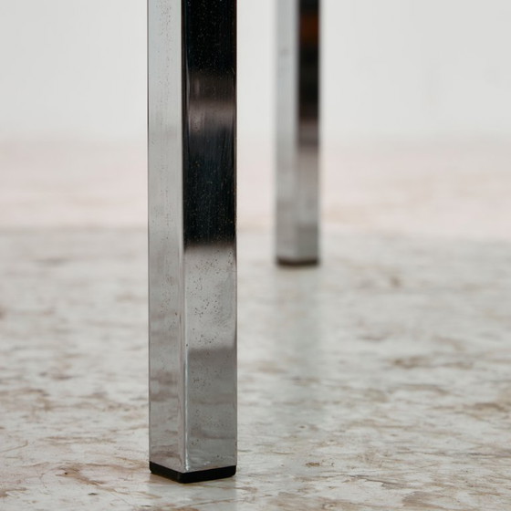 Image 1 of MK10955 Chrome and glass coffee table