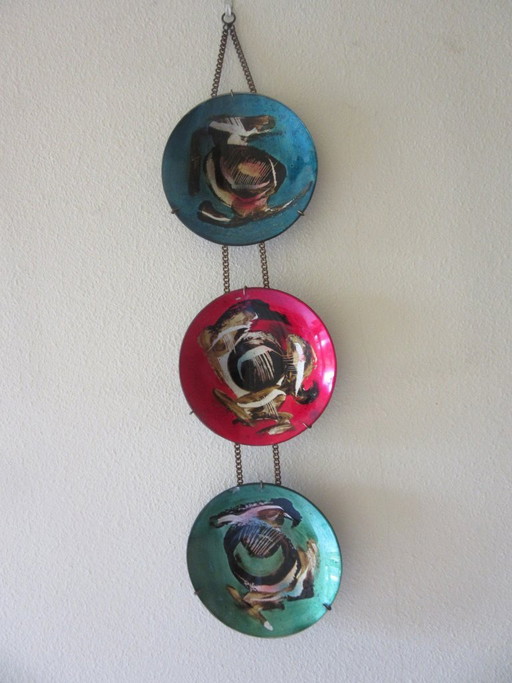 Enamel Wall Hanging Design Italy MCM ref100323