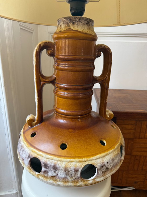 Image 1 of Ceramic floor lamp – Fat Lava Mid century - 1960s/70s