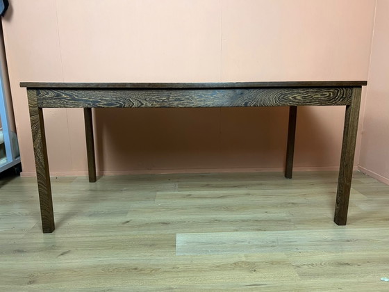 Vintage wenge houten tafel – Eettafels, Wood (photo 5 of 6)