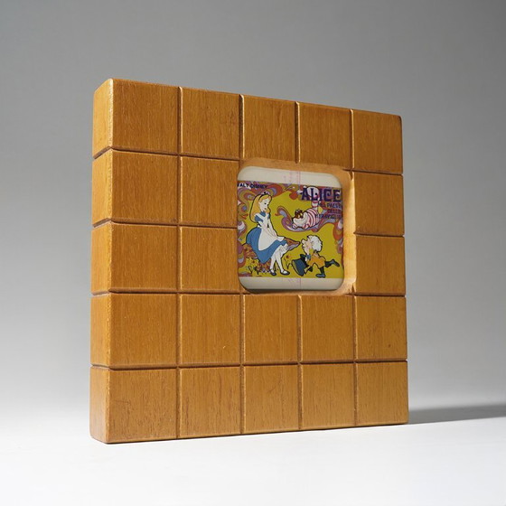 Double-Sided Wooden Photo Frame, 1960s – Glass (photo 2 of 12)