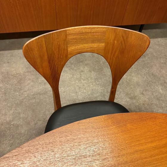 Image 1 of Set di 4 sedie in teak di Niels Koefoed, 1960