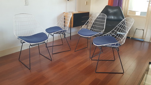Pastoe SM05 chairs (4x) 1950s