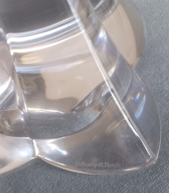 Image 1 of Bougeoir en cristal Villeroy & Boch à 5 branches, 25 cm de hauteur.