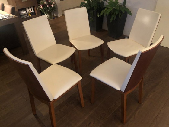 Image 1 of 5x Skovby SM51K Kirsebaer Dining room chairs