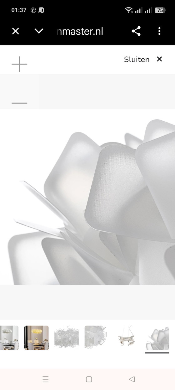 Image 1 of Clizia Slamp; pendant lamp model: large