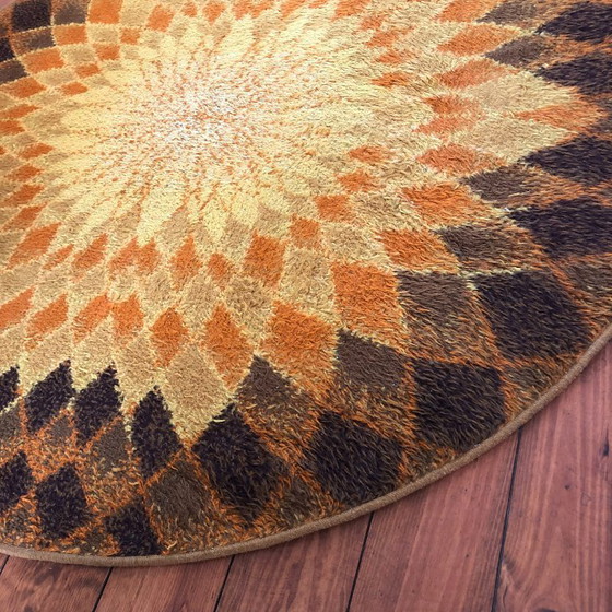 Image 1 of Runder „Desso“-Teppich, 1970er Jahre