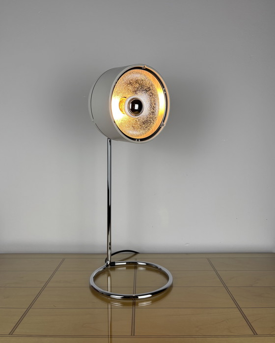 Image 1 of Table Lamp by Arnold Berges for Staff Leuchten, Vintage Table Lamp Space Age 70s Mid Century Industrial design Germany 1970s