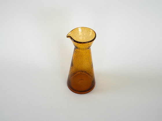 Image 1 of Glazen karaf, Deens design, jaren 70, gemaakt in Denemarken.