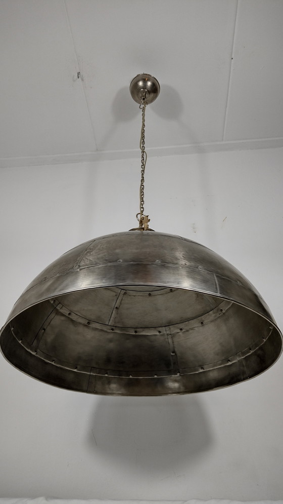 Image 1 of Industrie-Design-Hängeleuchte 60cm Farbe Platin