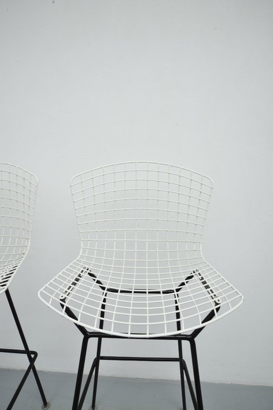 Image 1 of 2x Bertoia Bar Stool by Harry Bertoia for Knoll International (1952)