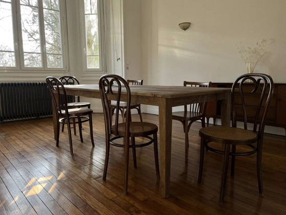 Image 1 of Large Provence farmhouse table in solid oak - 300 x 100 cm