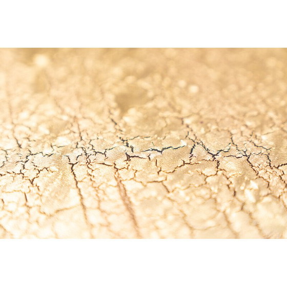 Image 1 of Vintage salontafel in afrormosia, ijzer en gekleurde hars, Italië 1950