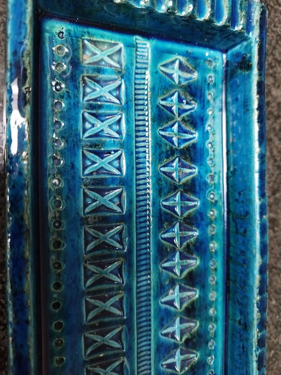 Image 1 of Bitossi ashtray Aldo Londi Rimini blue