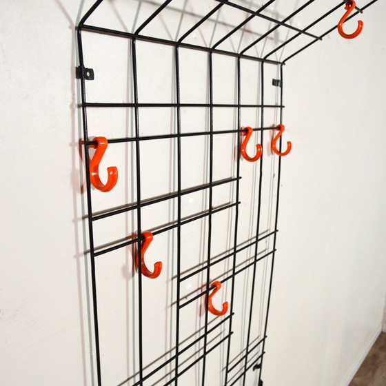 Image 1 of Wire Coat Rack by Karl Fichtel for Drahtwerke Erlau Vintage 1950s