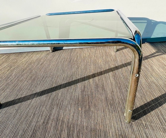 Image 1 of Pair of chrome coffee tables # Vintage 70s # Living Room Tables