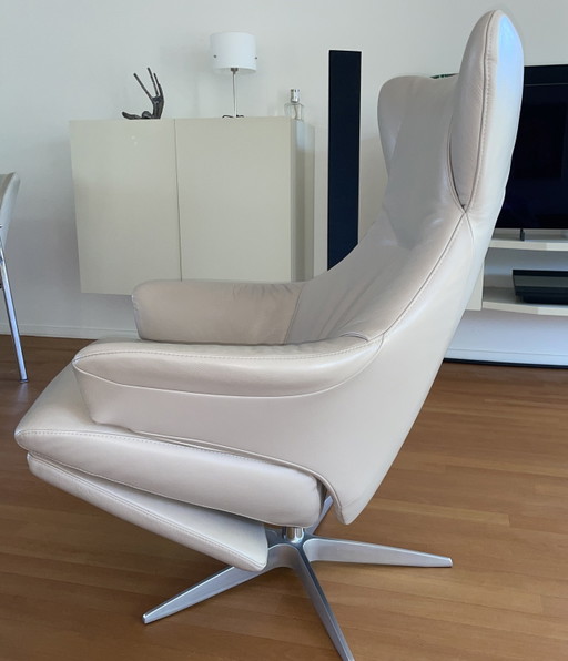Sillón Gealux – verstelbare relaxstoel, Leather, Metal (photo 2 of 5)