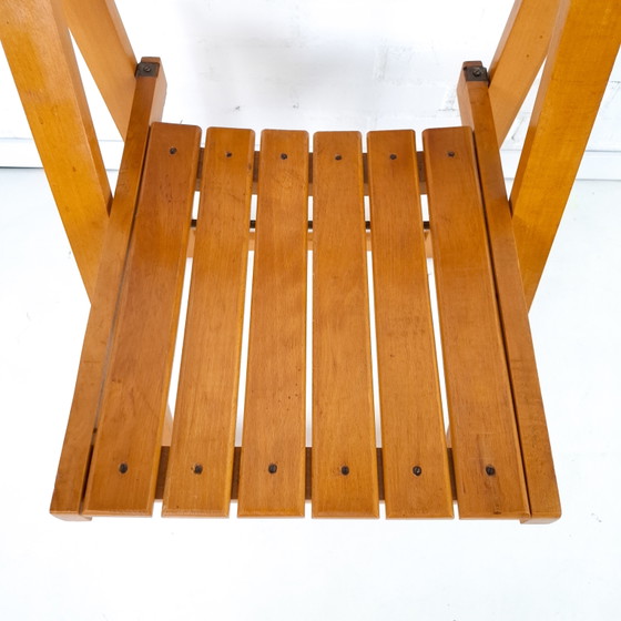 Vintage houten klapstoel Triëst Aldo Jacober jaren 70 – Klapstoelen, Wood (photo 6 of 7)