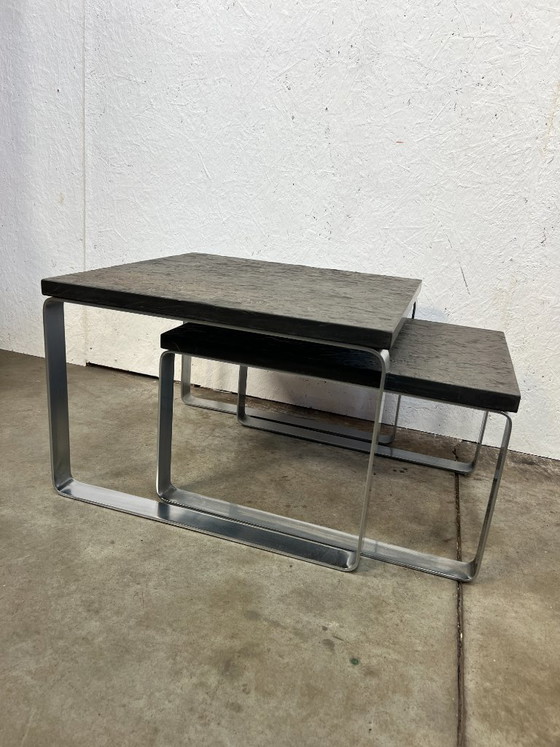 Set of Vintage Coffee Tables, Slate, Peter Draenert, Belgium, 1970s – Stone (photo 6 of 25)