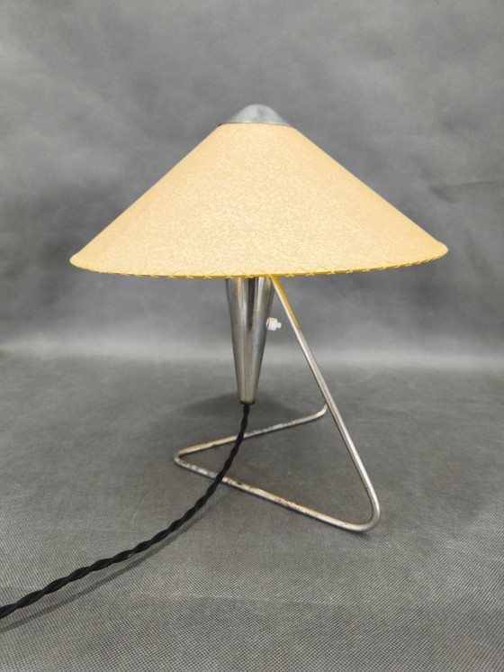 Image 1 of Lampe de table Helena Frantova, style Mid-Century, chrome et papier, années 1960