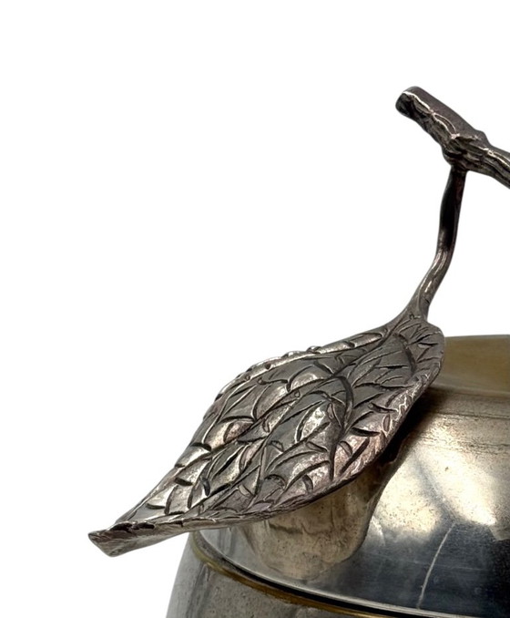 Modern Silver-Plated Apple Wine Cooler / Ice Bucket, Teghini Firenze Italy 1970s – Decorative Objects, Metal (photo 9 of 12)