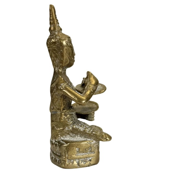 Set di Antiche Sculture di Musicisti Thailandesi in Bronzo – Bronze (photo 9 of 10)